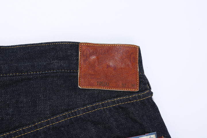 Deluxeware 1953XX 13.6oz selvedge denim straight fit made in Japan indigo jeans leather patch