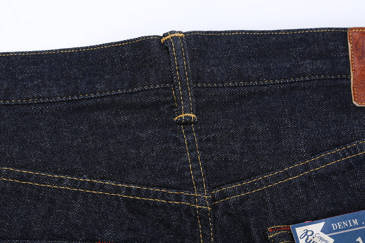 Deluxeware 1953XX 13.6oz selvedge denim straight fit made in Japan indigo jeans belt loop