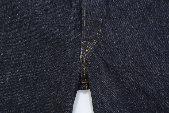 Deluxeware 1953XX 13.6oz selvedge denim straight fit made in Japan indigo jeans crotch seam