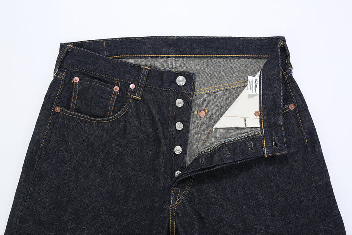 Deluxeware 1953XX 13.6oz selvedge denim straight fit made in Japan indigo jeans button fly