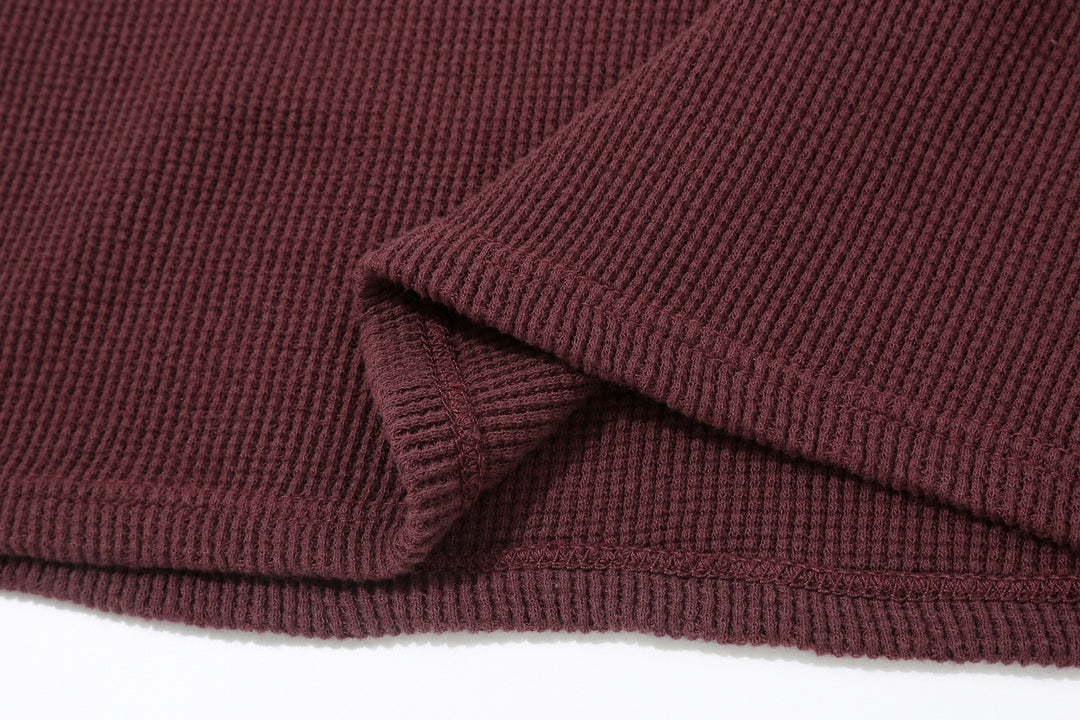 Dalee’s & Co. 2230HT Double Waffle Long Sleeve Henley Shirt