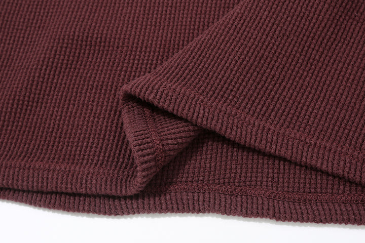 Dalee’s & Co. 2230HT Double Waffle Long Sleeve Henley Shirt