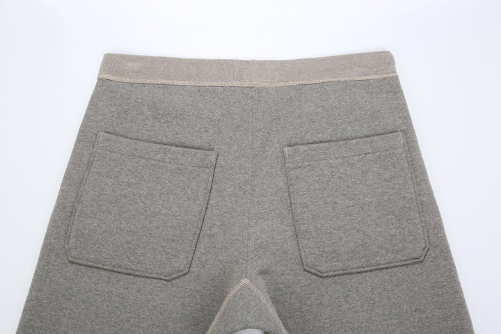 Deluxeware S500-00 20oz Heavyweight Loopwheeled Sweatpants Made in Japan Grey Back Pockets
