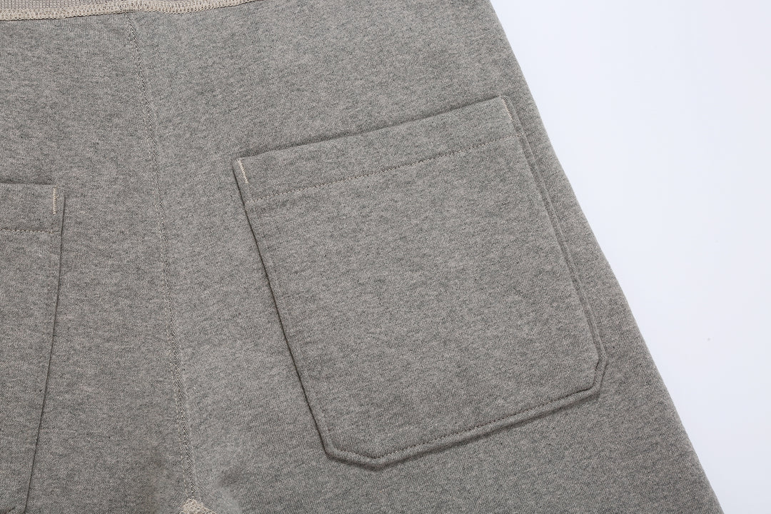 Deluxeware S500-00 20oz Heavyweight Loopwheeled Sweatpants Made in Japan Grey Back Right Pocket