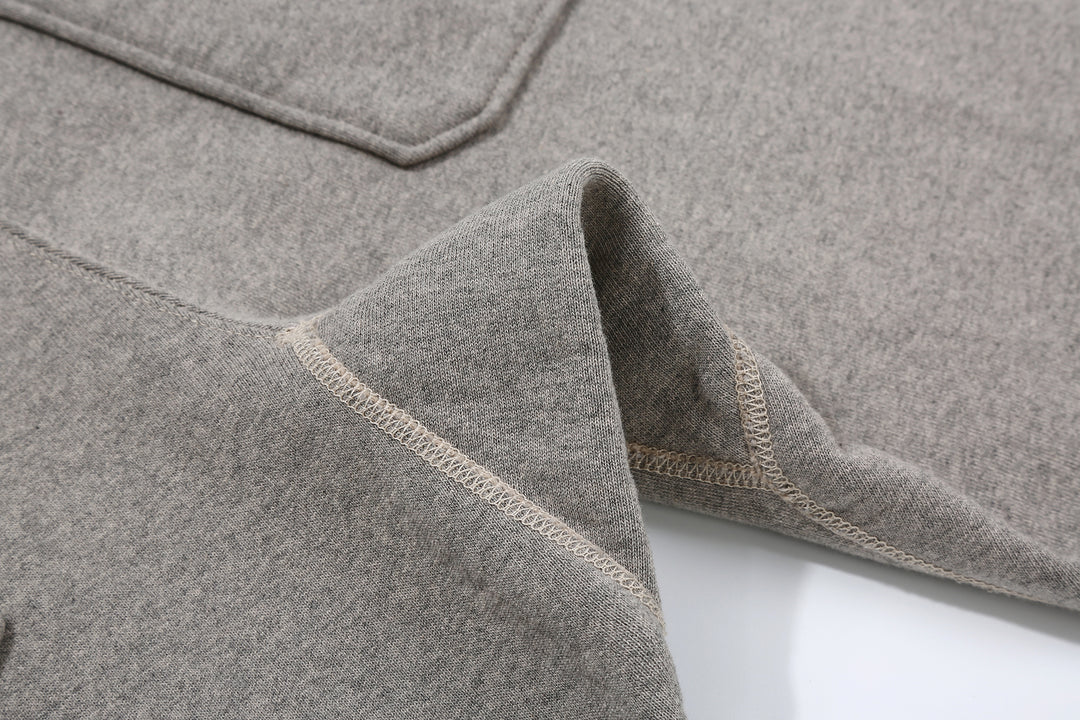 Deluxeware S500-00 20oz Heavyweight Loopwheeled Sweatpants Made in Japan Grey Gusset Detail