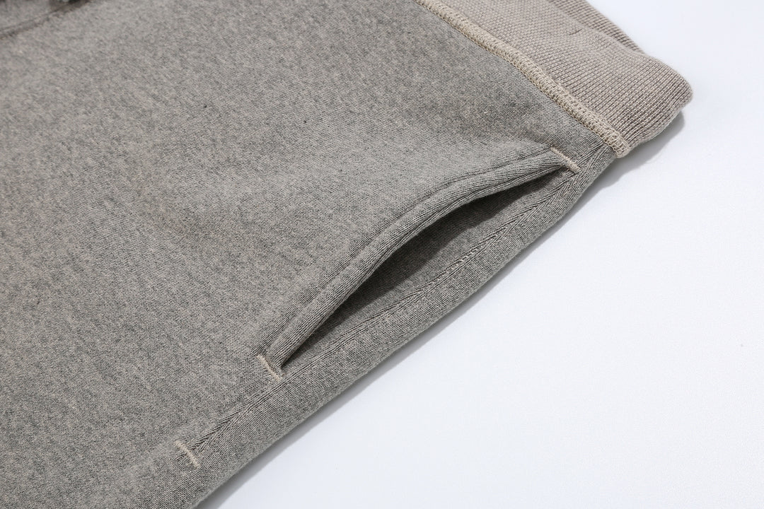 Deluxeware S500-00 20oz Heavyweight Loopwheeled Sweatpants Made in Japan Grey Left Pocket