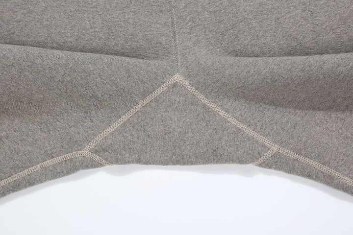 Deluxeware S500-00 20oz Heavyweight Loopwheeled Sweatpants Made in Japan Grey Gusset