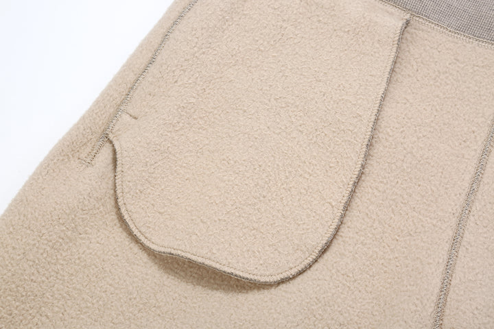 Deluxeware S500-00 20oz Heavyweight Loopwheeled Sweatpants Made in Japan Brushed Close Up