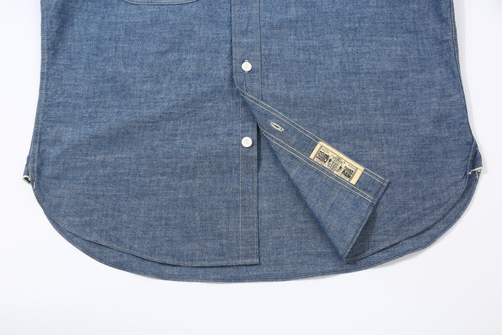 Deluxeware 7623 7oz Indigo Selvedge Chambray Work Shirt