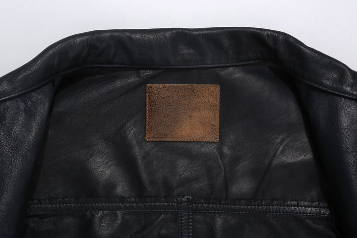 Moto Motor RCLL5 washable horsehide roughout jacket vintage leather jacket Japan leather patch