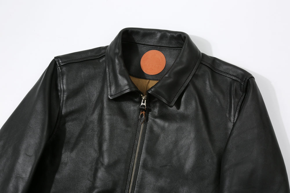 Moto Motor RCLL17 Italian horsehide single sports jacket vintage leather jacket Japan detail