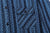 Samurai Jeans SSS25-SKSW Natural Indigo Sashiko Stripe Work Shirt - Left Flap Chest Pocket Detail