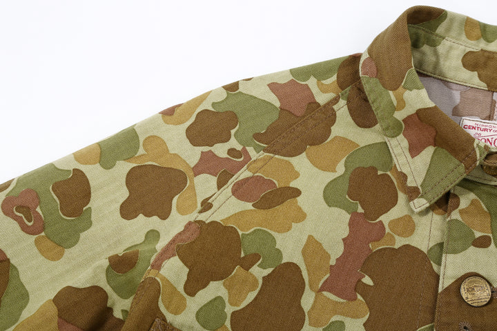 Boncoura Duck Hunter Camo Coverall – Raglan Sleeve and Shoulder Detail