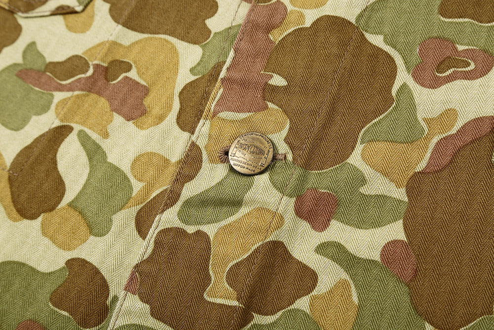 Boncoura Duck Hunter Camo Coverall – Lighthouse Button Detail