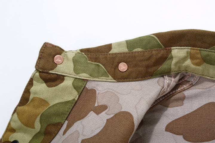 Boncoura Duck Hunter Camo Coverall – Interior Collar Construction Detail
