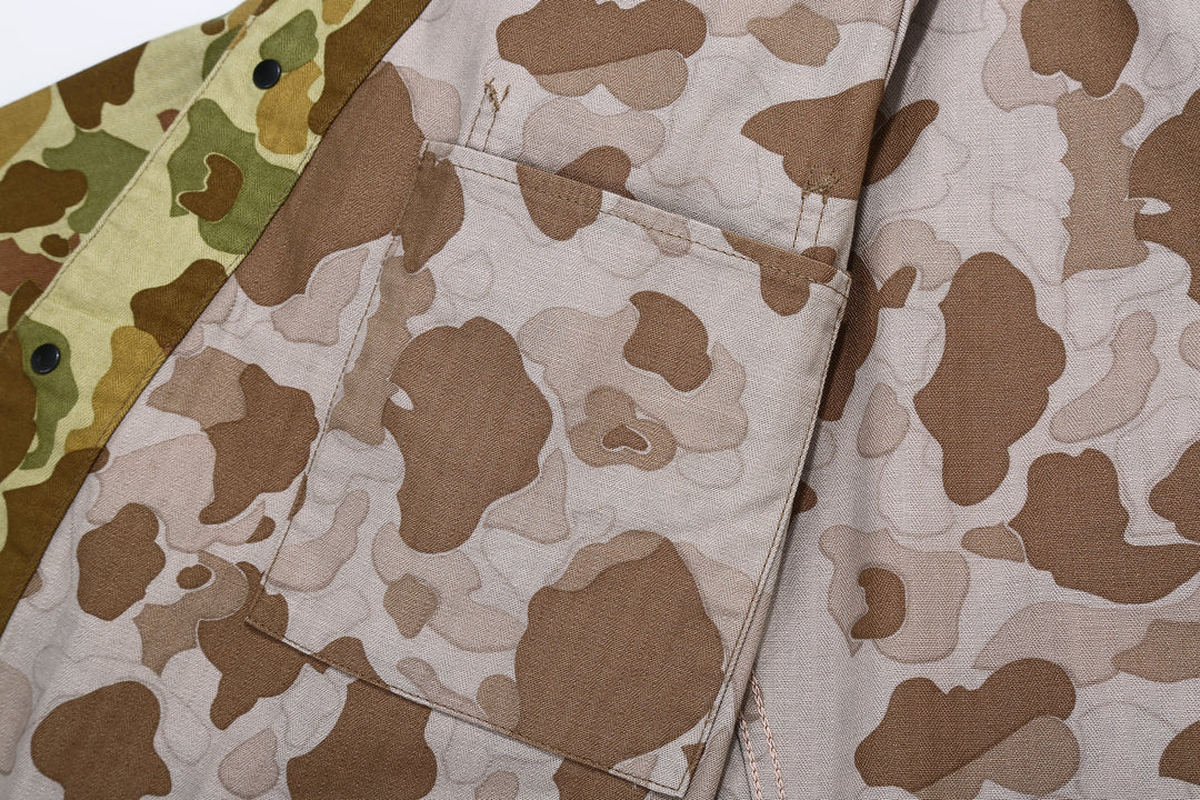 Boncoura Duck Hunter Camo Coverall – Interior Pocket and Reverse Camouflage Detail