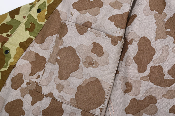 Boncoura Duck Hunter Camo Coverall – Interior Pocket and Reverse Camouflage Detail