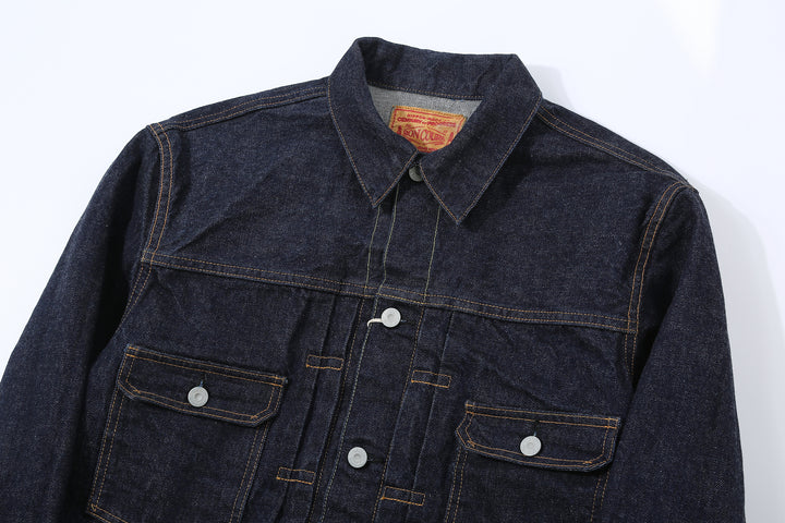boncoura 15oz selvedge denim type 2 jacket indigo made in japan