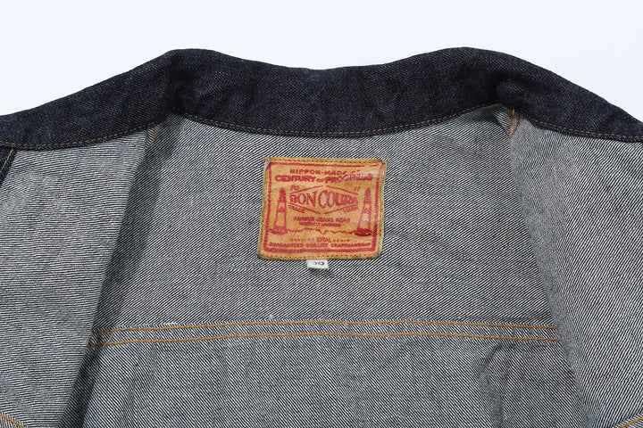 boncoura 15oz selvedge denim type 2 jacket indigo made in japan