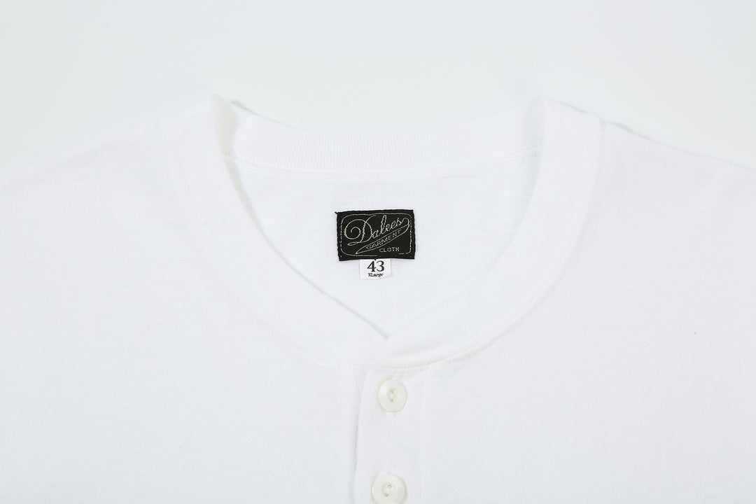 Dalee’s & Co. Spinner 1920s 4-Button Henley Loopwheeled T-Shirt