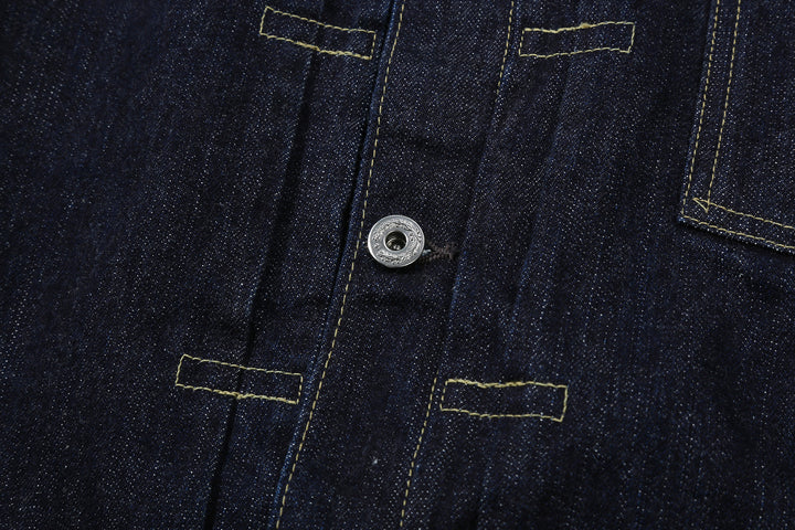Freewheelers Vanishing West S506XX 1944-45 WW2 Type 1 selvedge denim jacket indigo Japan detail