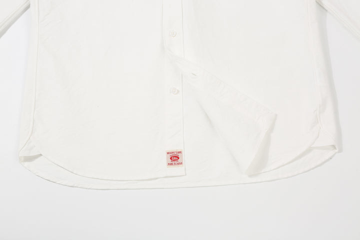 UES 502205 8.6oz Slub Oxford B.D. Shirt White UES Label