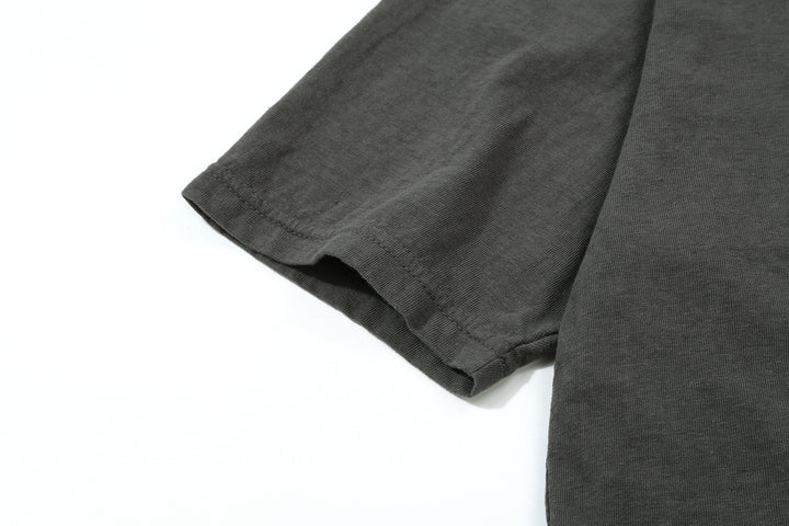 Dalee’s & Co. Spinner 1920s 4-Button Henley Loopwheeled T-Shirt