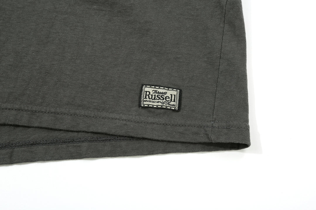 Dalee’s & Co. Spinner 1920s 4-Button Henley Loopwheeled T-Shirt