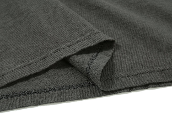 Dalee’s & Co. Spinner 1920s 4-Button Henley Loopwheeled T-Shirt