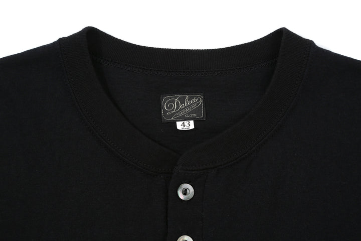 Dalee’s & Co. Spinner 1920s 4-Button Henley Loopwheeled T-Shirt