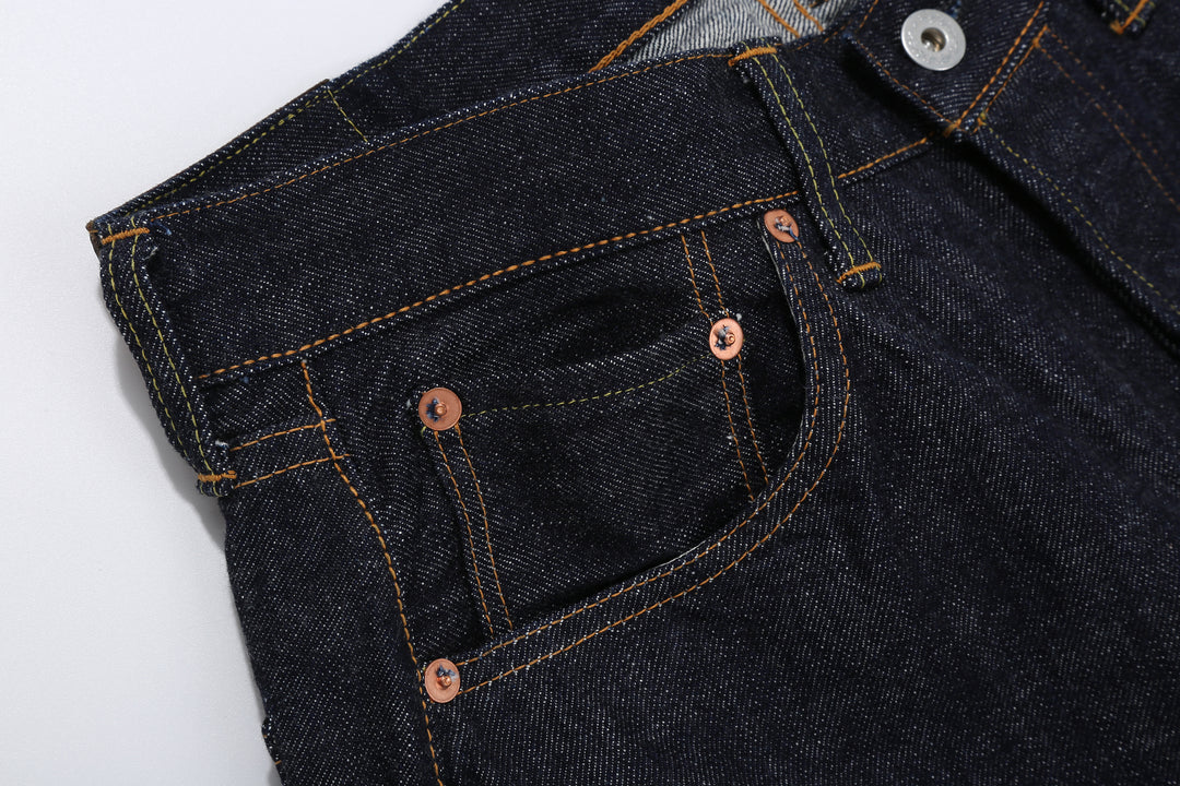 Moto Motor New Vintage 13oz Selvedge Indigo Denim 1947 Model - Regular Straight Fit