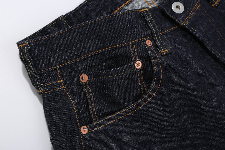 Moto Motor New Vintage 13oz Selvedge Indigo Denim 1947 Model - Regular Straight Fit