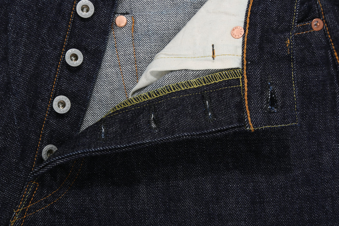 Moto Motor New Vintage 13oz Selvedge Indigo Denim 1947 Model - Regular Straight Fit