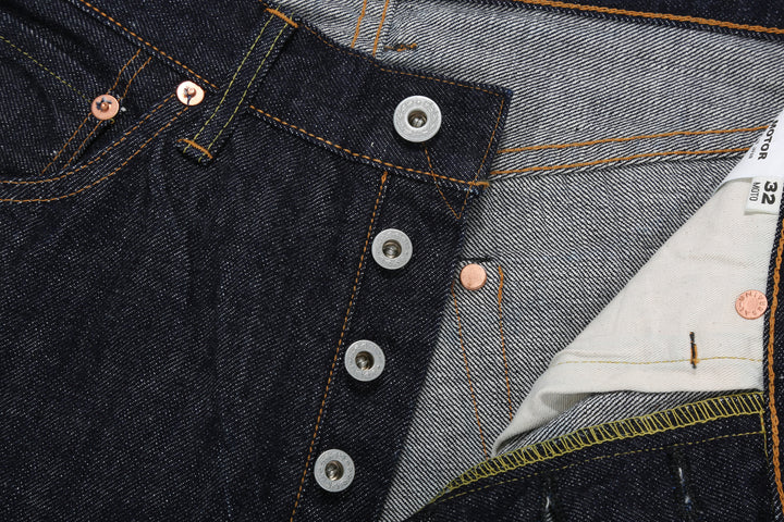Moto Motor New Vintage 13oz Selvedge Indigo Denim 1947 Model - Regular Straight Fit