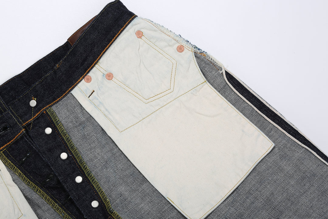 Moto Motor New Vintage 13oz Selvedge Indigo Denim 1947 Model - Regular Straight Fit