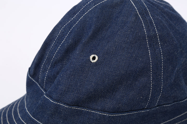 Warehouse Lot 5200 denim army hat full brim daisy hat made in Japan indigo cotton detail