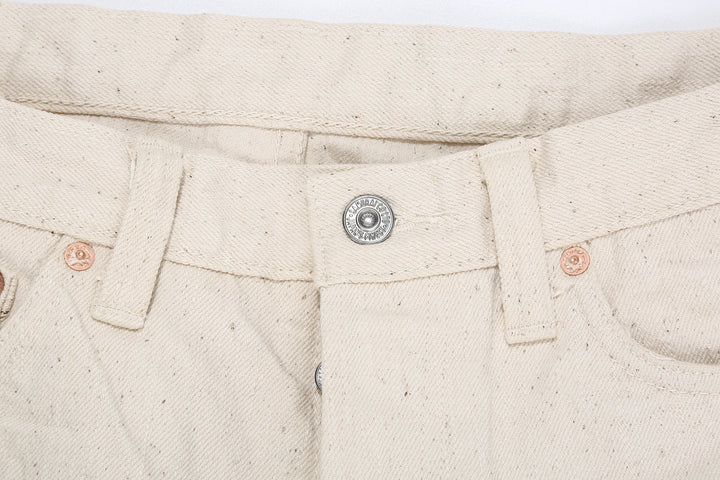 Samurai Jeans S510SC-KI 18oz Samurai Cotton selvedge denim regular straight fit button close up