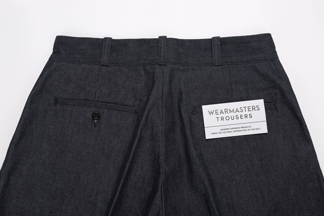 Attractions Wearmasters Lot.344 Heritage Denim Trousers Indigo – Back Welt Pockets