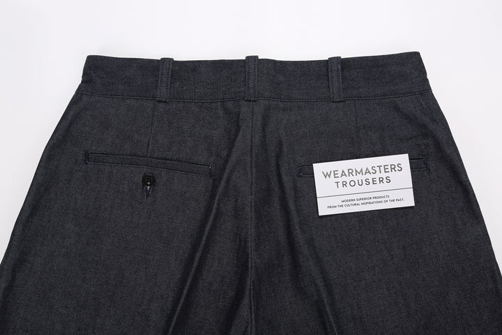Attractions Wearmasters Lot.344 Heritage Denim Trousers Indigo – Back Welt Pockets