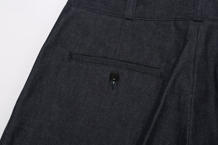 Attractions Wearmasters Lot.344 Heritage Denim Trousers Indigo – Back Pocket Detail Left
