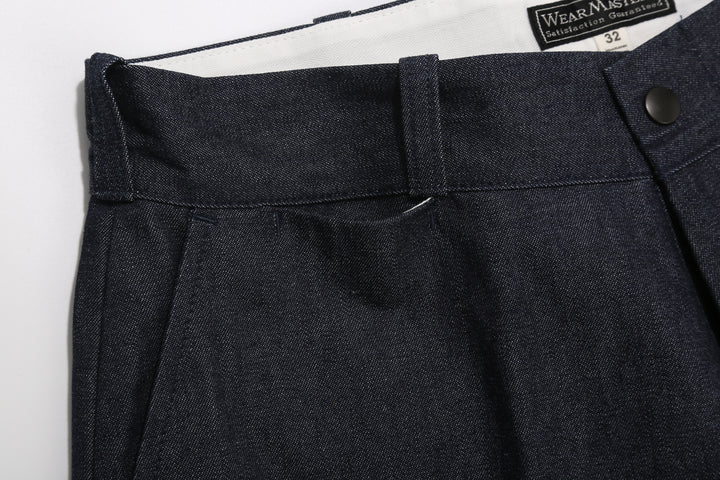Attractions Wearmasters Lot.344 Heritage Denim Trousers Indigo – Coin Pocket Detail