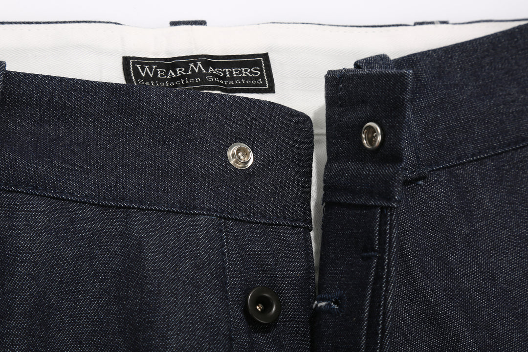 Attractions Wearmasters Lot.344 Heritage Denim Trousers Indigo – Inner Fly Construction