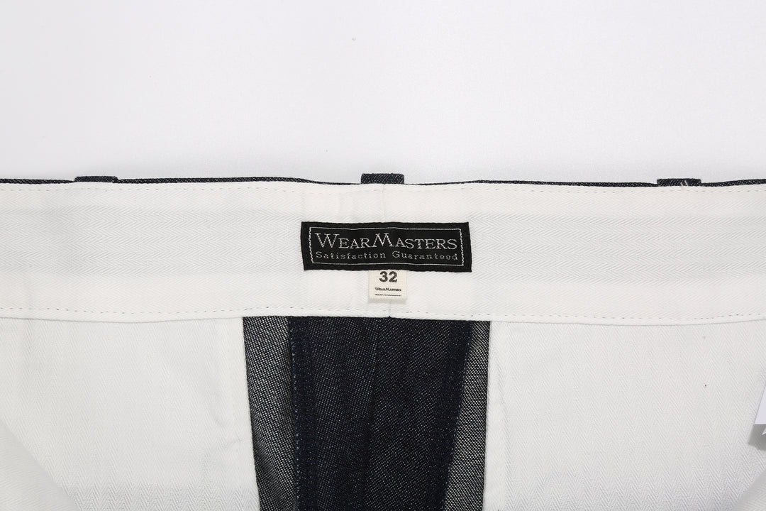 Attractions Wearmasters Lot.344 Heritage Denim Trousers Indigo – Wearmasters Waistband Label