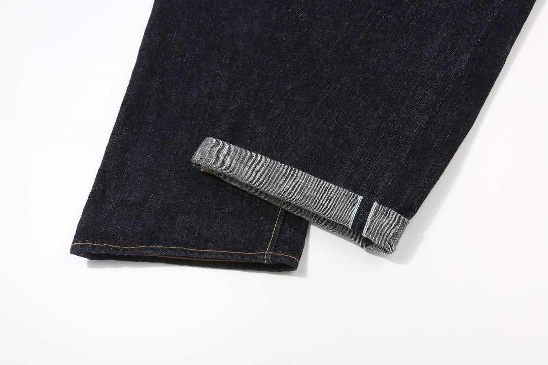 Pure Blue Japan XX-002 14oz Indigo Selvedge Jeans - Leg Opening Detail