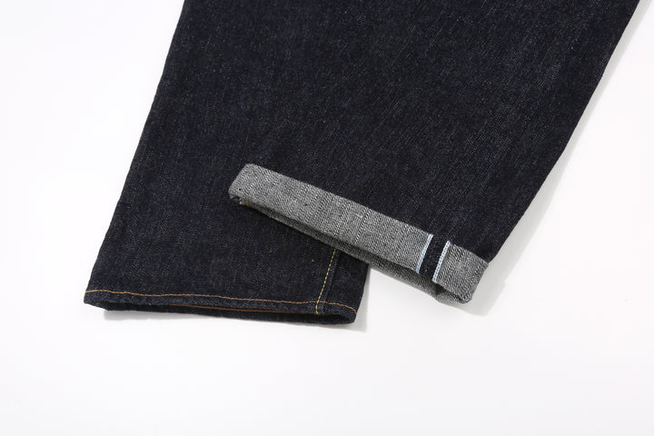 Pure Blue Japan XX-002 14oz Indigo Selvedge Jeans - Leg Opening Detail