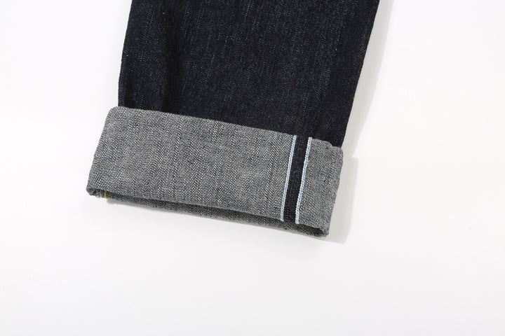 Pure Blue Japan XX-002 14oz Indigo Selvedge Jeans - Selvedge Hem Detail
