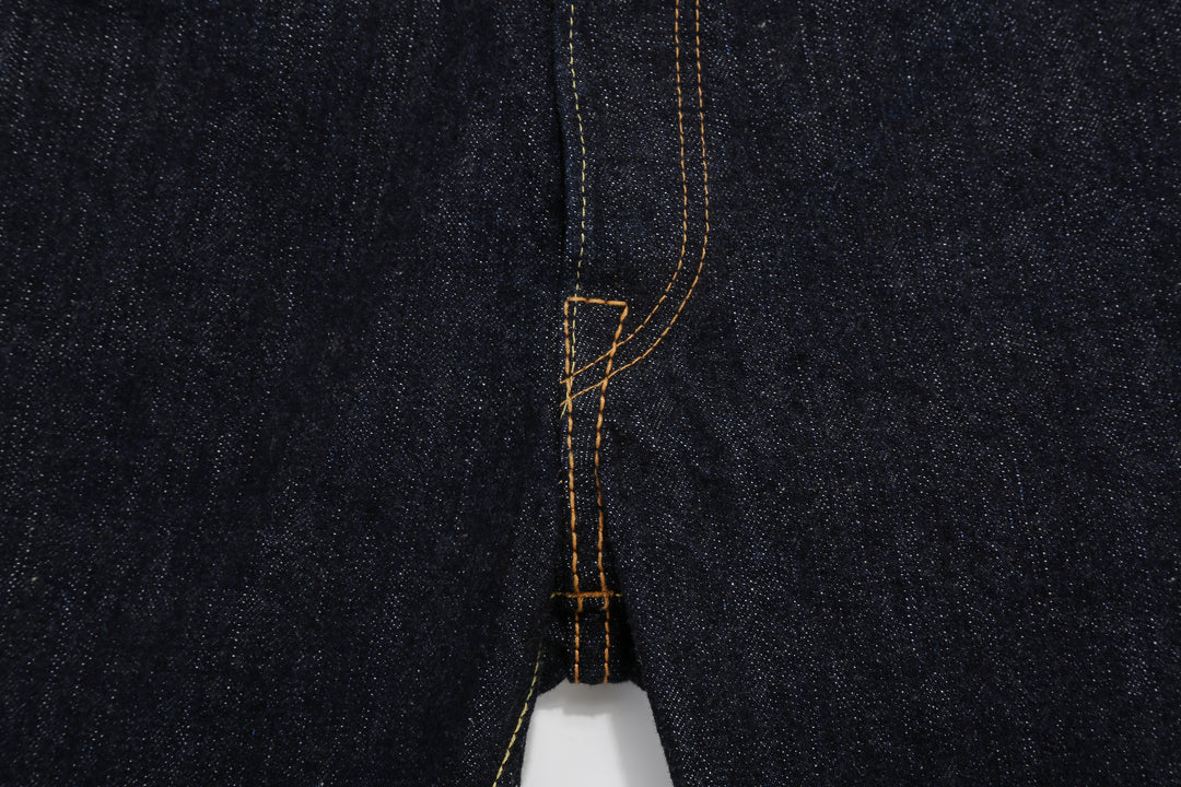 Pure Blue Japan XX-002 14oz Indigo Selvedge Jeans - Crotch Seam Detail