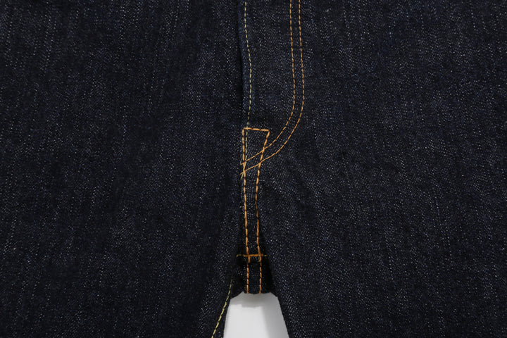 Pure Blue Japan XX-002 14oz Indigo Selvedge Jeans - Crotch Seam Detail