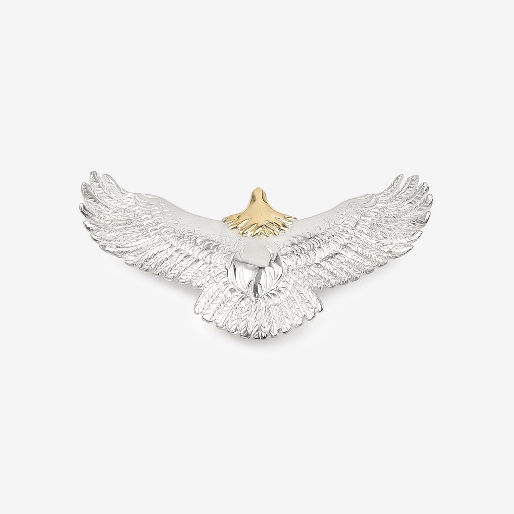 Moto Hideo Motoike EG-03 Eagle Pendant with K18 Gold Accent – Small full view