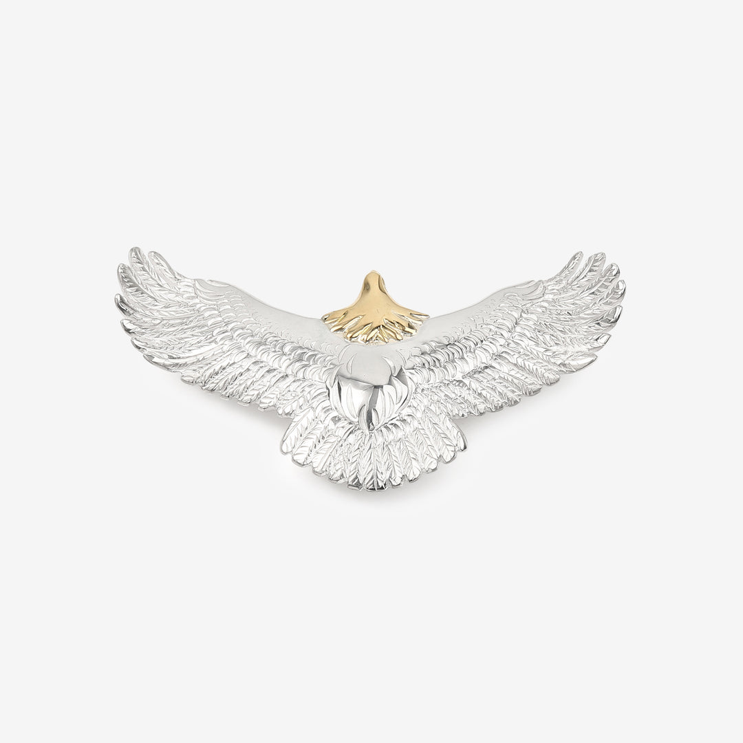 Moto Hideo Motoike EG-03 Eagle Pendant with K18 Gold Accent – Small full view